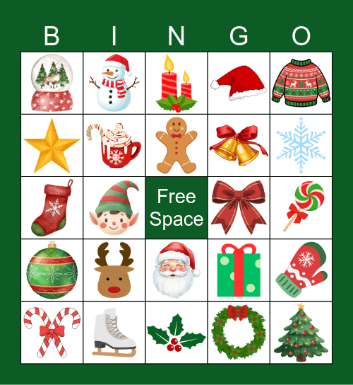 Holiday Bingo! Bingo Card
