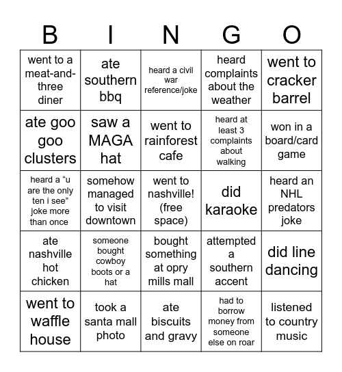 roar @ nspa 2025 ❤️‍🔥 Bingo Card