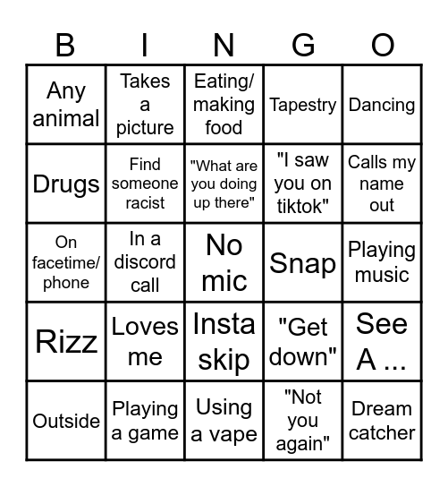 Ome :) Bingo Card