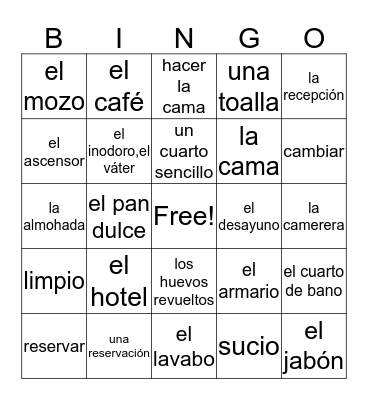 Chapter 7 Vocab Bingo Card