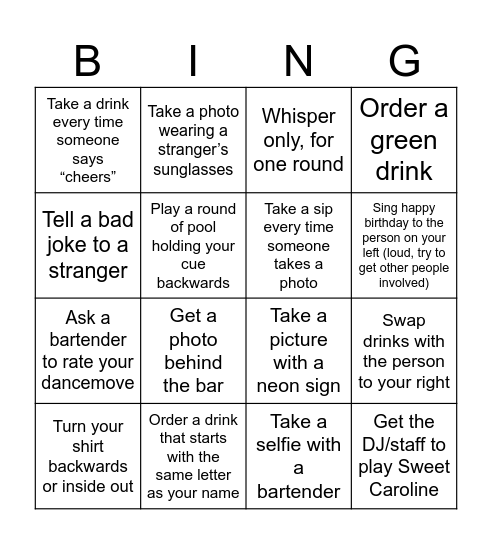 SFP EOY BING Bingo Card