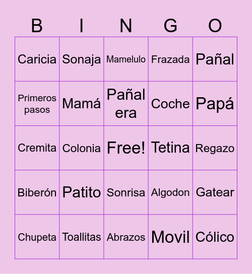 ¡Maia Celeste! 🩷 Bingo Card