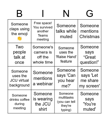 MFSA Bingo Card
