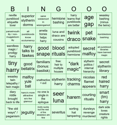 "unorthodox methods" trope bingo Card