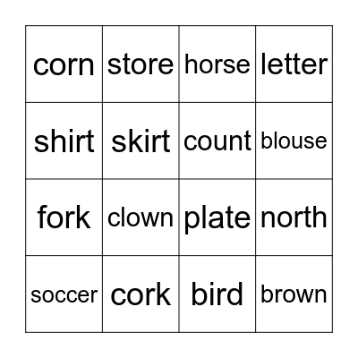 Week 9 Review Bingo Card