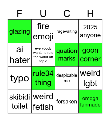 new media reference old media Bingo Card