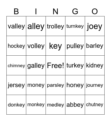 Red Group Bingo Card