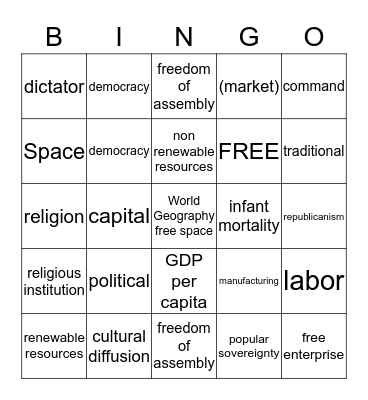 ACP BINGO  Bingo Card