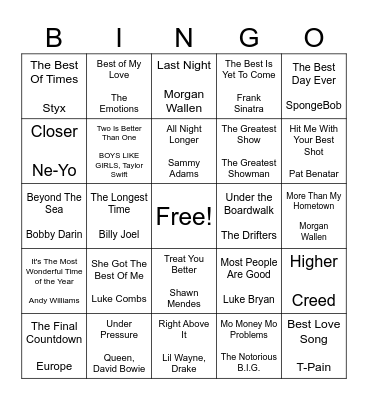 Best Bingo Game Ever Bingo Card