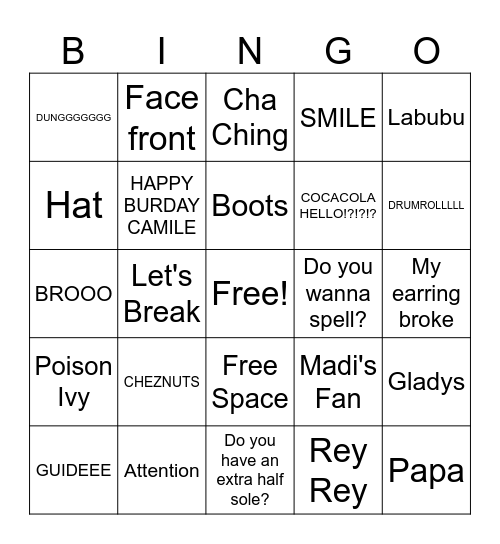 Thanksgiving Bingo! Bingo Card