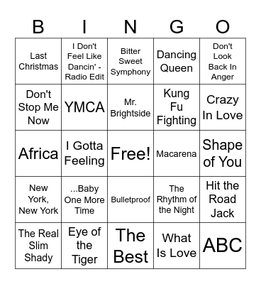 Bailey Wedding Bingo Card