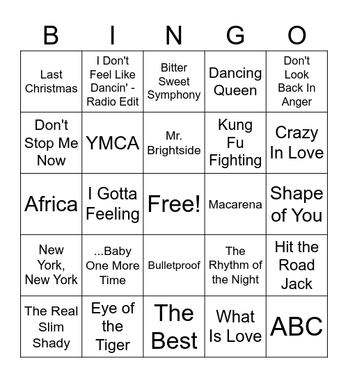 Bailey Wedding Bingo Card