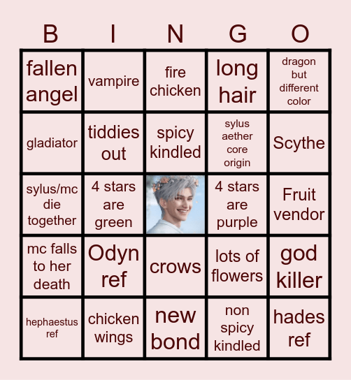 Sylus 3rd Myth Speculation Bingo Card