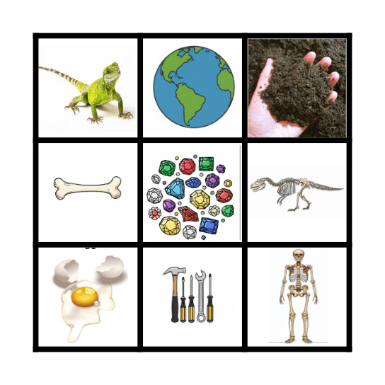 Paleontologists Bingo Card
