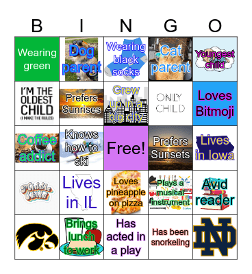 Team HR Bingo! Bingo Card