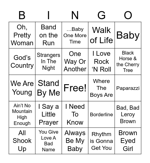 Coverall #2 Bingo Card