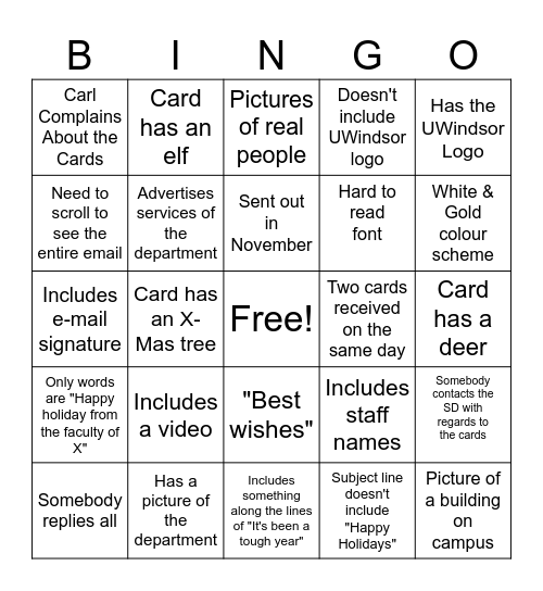 sdf238940 Bingo Card