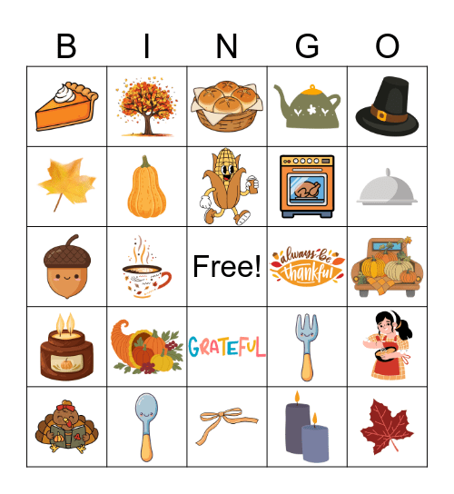 USDEV THANKSGIVING Bingo Card