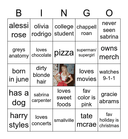 applepie’s bingo Card