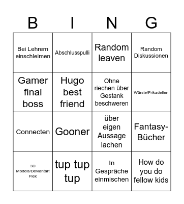 Olli Bingo Card