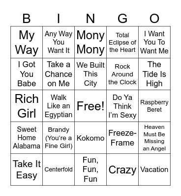 EZ ID #2 Bingo Card