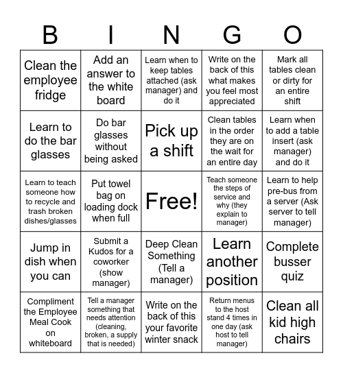 Kennedy Bingo Card