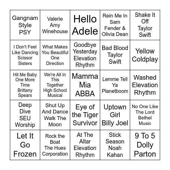 LIMITLESS LOCO Bingo Card