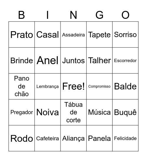 Chá Kauã e Nil Bingo Card