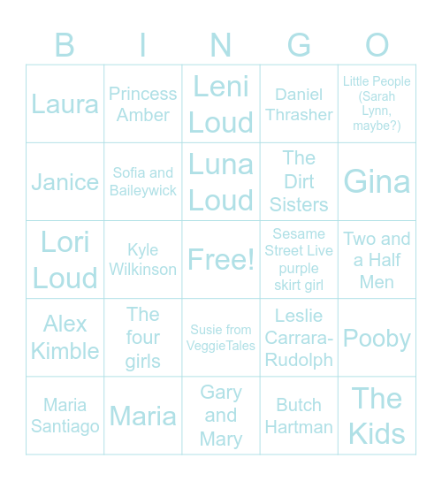Herry Bingo Card