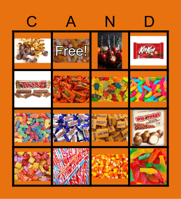 CANDY Bingo Card