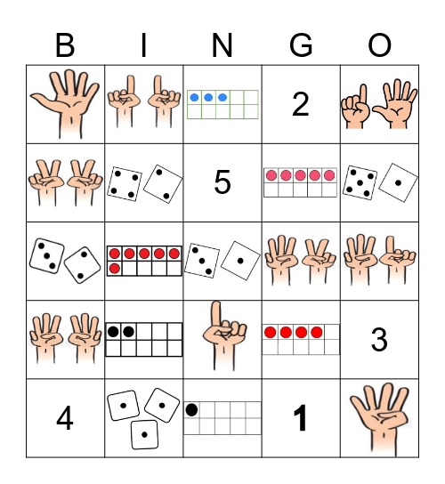 Lancer un dé Bingo Card