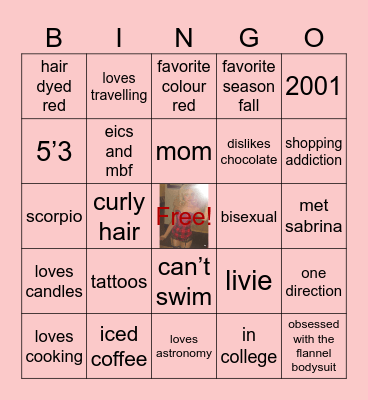 LYS’ Bingo Card