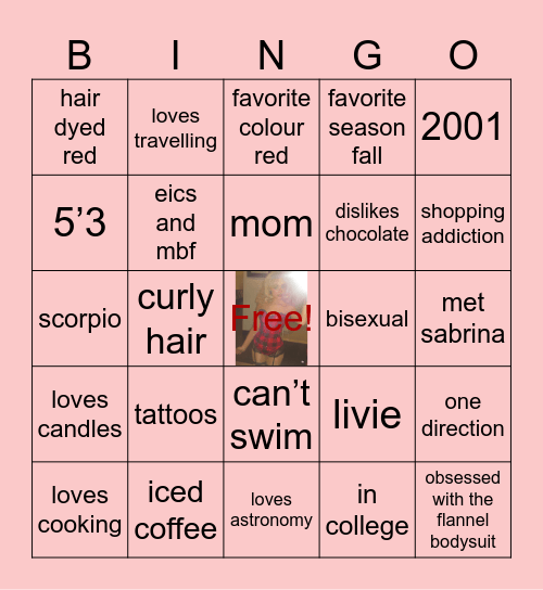 LYS’ Bingo Card