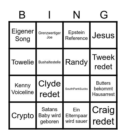 Bingo = 5Gifted Subs Bingo Card