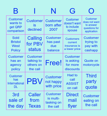 Fri-YAY Bingo!!!! Bingo Card