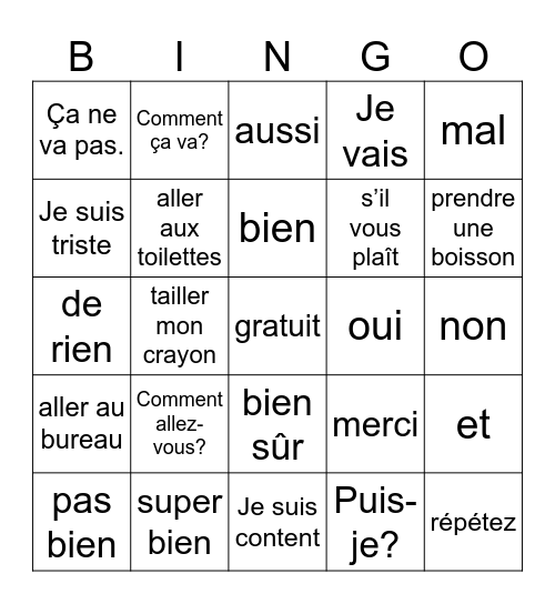 Shayaan Khan Bingo Card