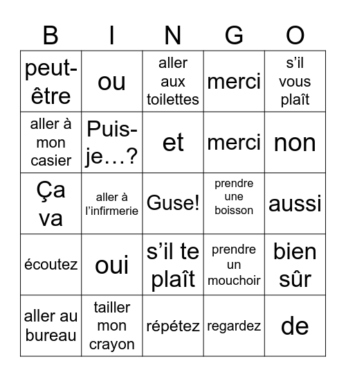 Jason Marki Bingo Card