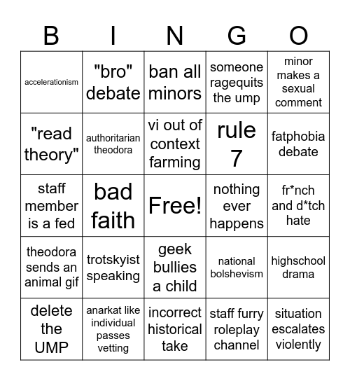 UMPingo 2!!! Bingo Card