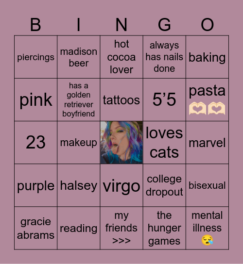 brie’s bingo! Bingo Card
