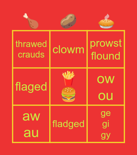 elbell 🦃 Bingo Card