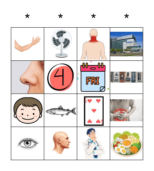 Health Bingo Card