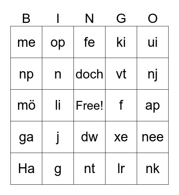 Bachelor Party Bingo Card