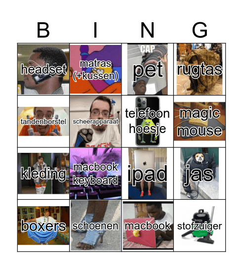 black friday bingo kaart Bingo Card