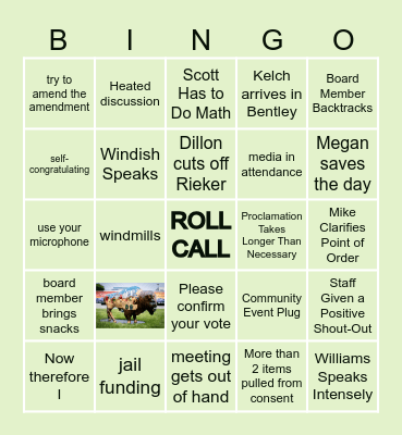 Budget BINGO - November 2025 Bingo Card