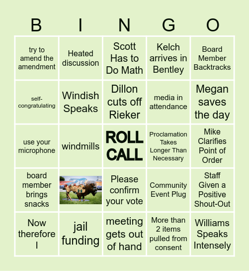 Budget BINGO - November 2025 Bingo Card