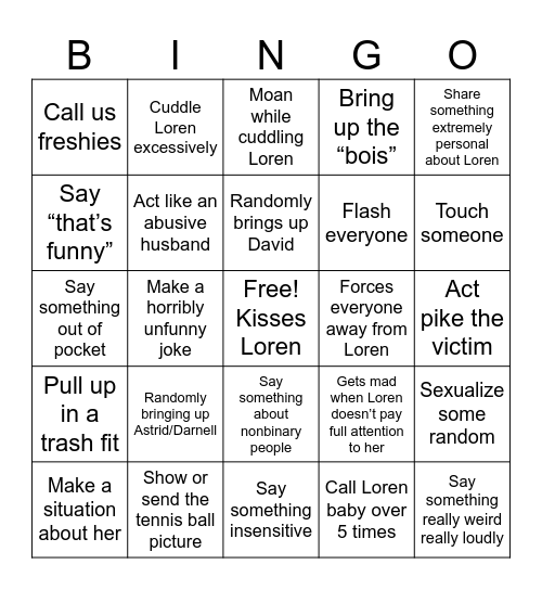 Maggie hangout bingo (Celeste edition) Bingo Card