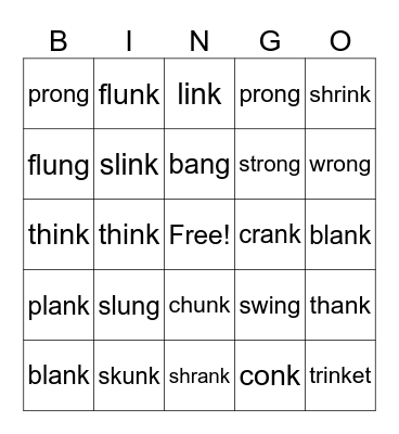 Welded sounds Bingo Card