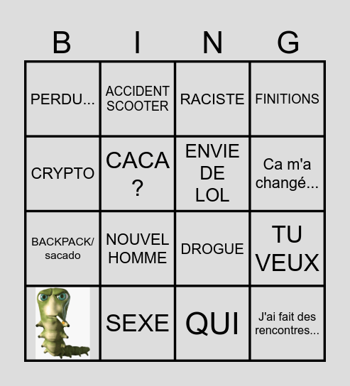 MATTHIAS BINGO Card