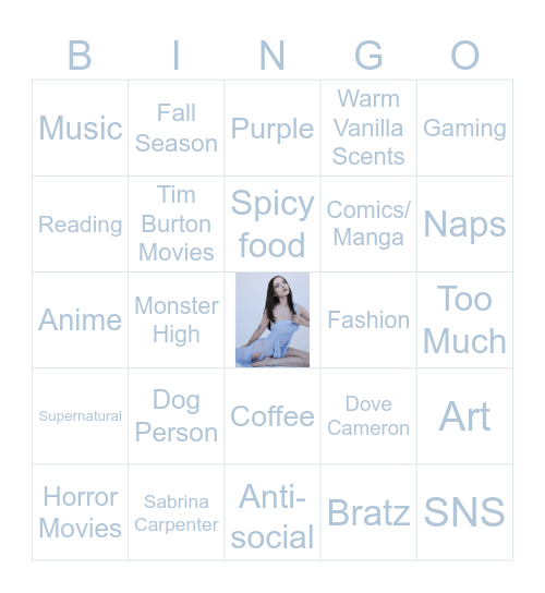 Mikki's Bingo Card