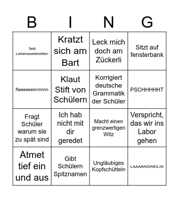 Blümchen-Bingo Card